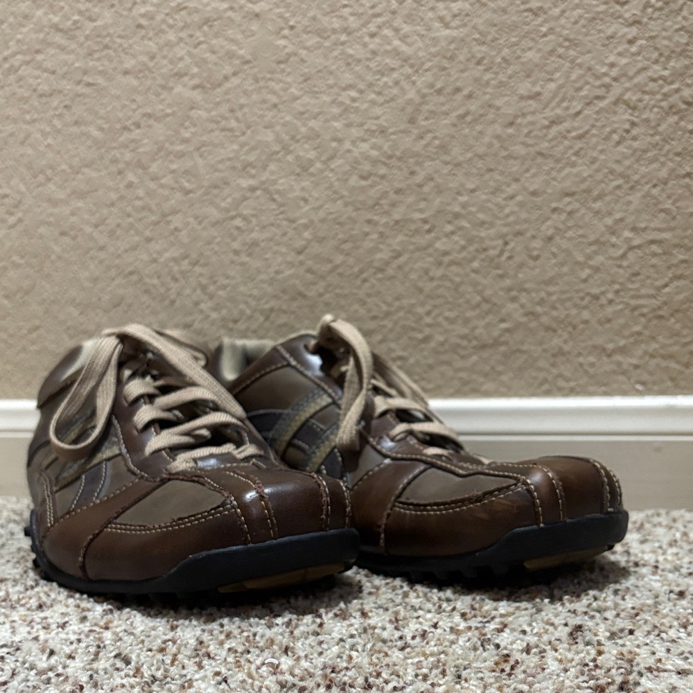 Skechers Men's Tan and Brown Sneakers